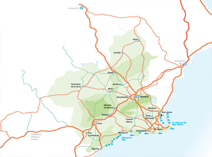 La Azohia Location